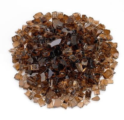 American Fire Glass - 1/2" Copper, 10 lb. Jar Fire Glass