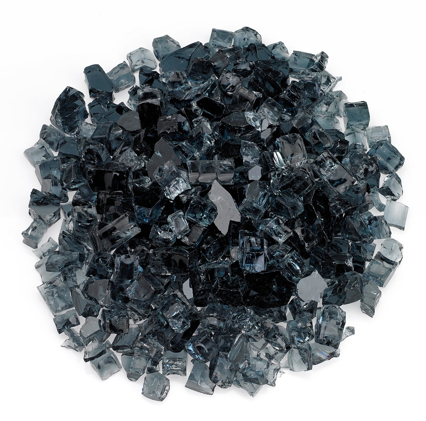 American Fire Glass - 1/2 Gray, 10 lb. Jar Fire Glass