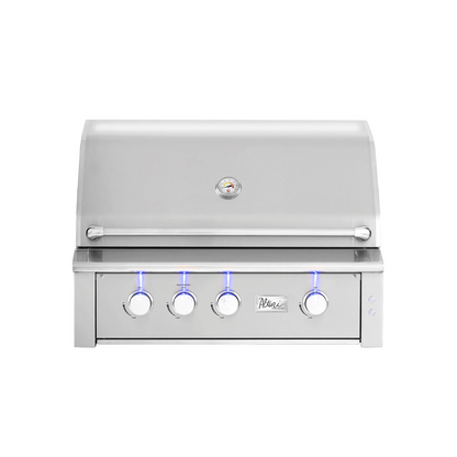 American Made Grills Alturi 36-in 3 Burner Built-In Gas Grill w/ Stainless Steel Burners & Rotisserie – ALT36T