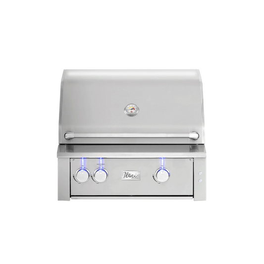 American Made Grills Alturi 30-inch 2 Burner Built-In Gas Grill w/ Stainless Steel Burners & Rotisserie – ALT30T