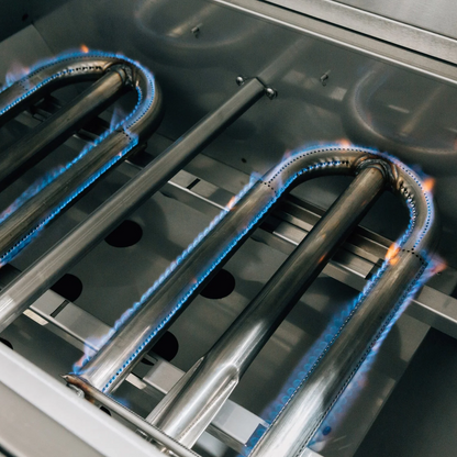 American Made Grills Alturi 36-in 3 Burner Built-In Gas Grill w/ Stainless Steel Burners & Rotisserie – ALT36T