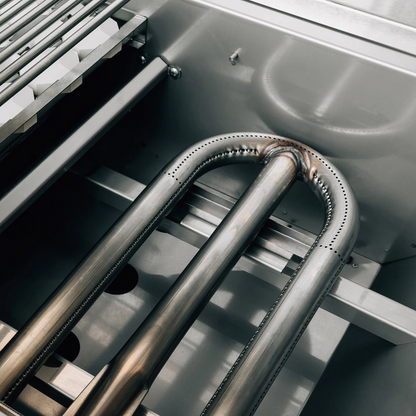 American Made Grills Alturi 36-in 3 Burner Built-In Gas Grill w/ Stainless Steel Burners & Rotisserie – ALT36T