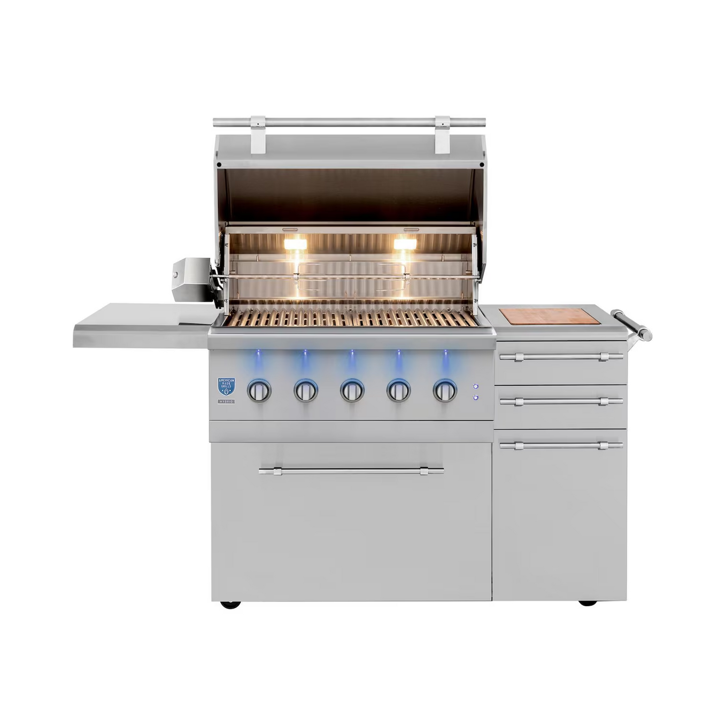 American Made Grills Encore 36-Inch Freestanding Hybrid Grill – ENCFS36