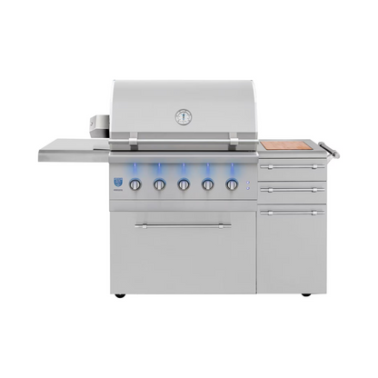 American Made Grills Encore 36-Inch Freestanding Hybrid Grill – ENCFS36