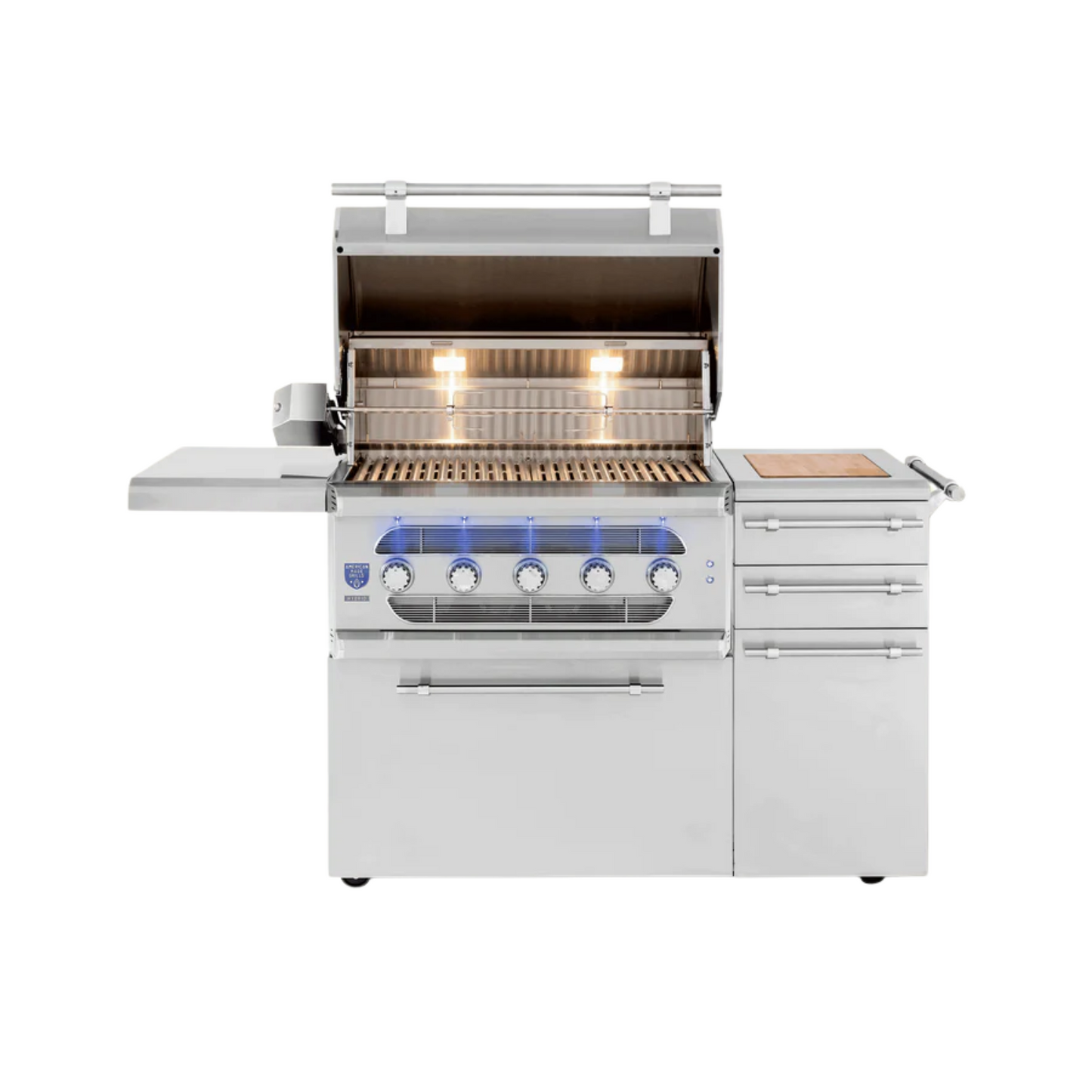 American Made Grills Muscle 36-Inch Freestanding Hybrid Grill – MUSFS36