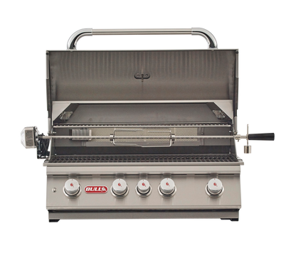 Bull - 30" Angus Drop In Grill w/light - 4 Burner / SKU: 47628 (LP) / 47629 (NG)