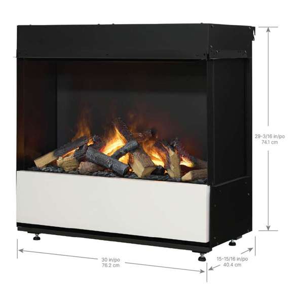 Optimyst Aura 30" Vapor Fireplace - 3STEP-RGB-AM
