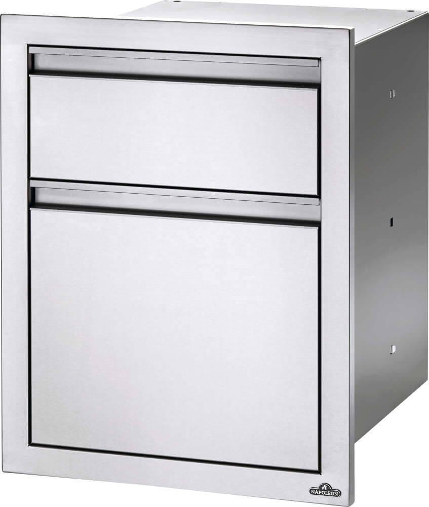 Napoleon 18 x 24 inch Double Drawer: Waste Bin