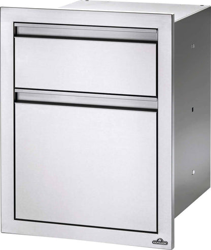 Napoleon 18 x 24 inch Double Drawer: Waste Bin