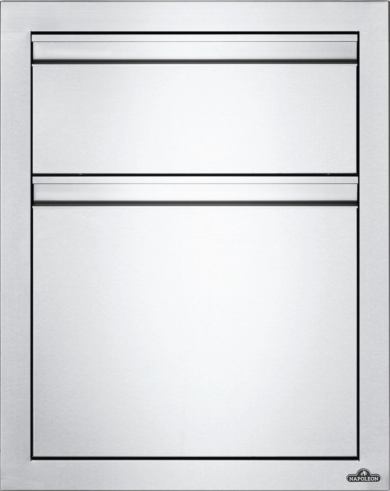 Napoleon 18 x 24 inch Double Drawer: Waste Bin