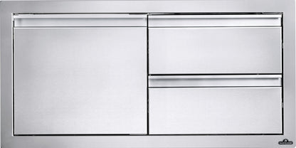 Napoleon 36 x 16 inch Single Door & Double Drawer Combo