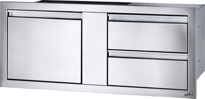 Napoleon 42 x 16 inch Single Door & Double Drawer Combo