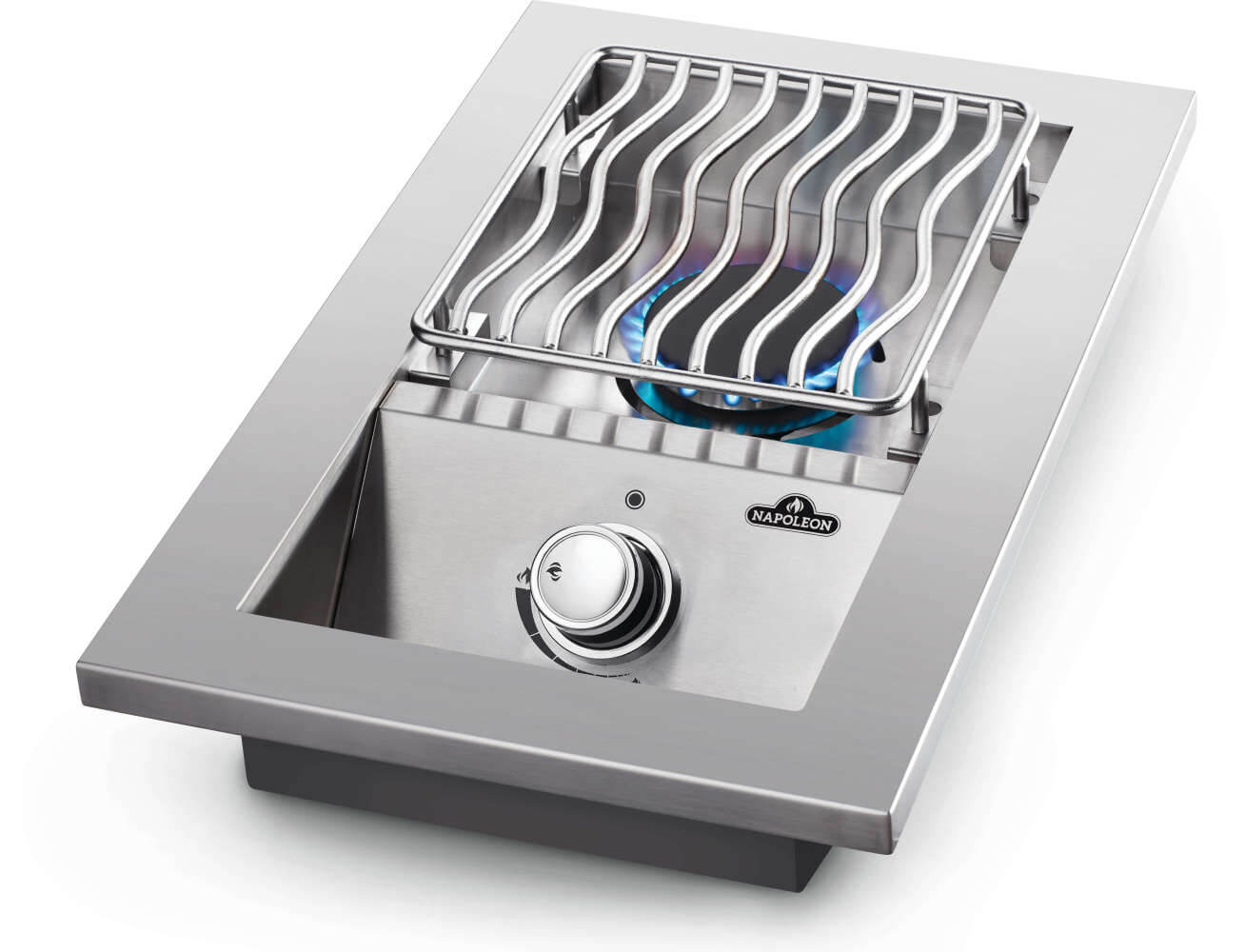 Napoleon Built-in 500 Series Single Range Top Burner with Stainless Steel Cover