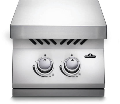 Napoleon Built-in 500 Series Inline Dual Range Top Burner with Stainless Steel Cover