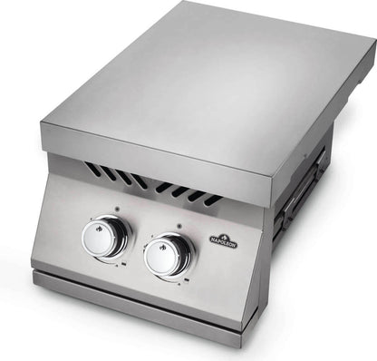 Napoleon Built-in 500 Series Inline Dual Range Top Burner with Stainless Steel Cover
