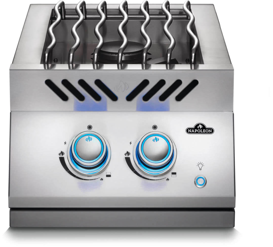 Napoleon Built-in 700 Series Inline Dual Range Top Burner with Stainless Steel Cover