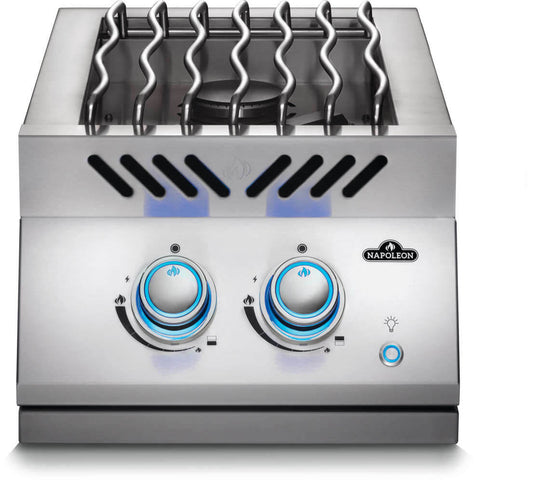 Napoleon Built-in 700 Series Inline Dual Range Top Burner with Stainless Steel Cover