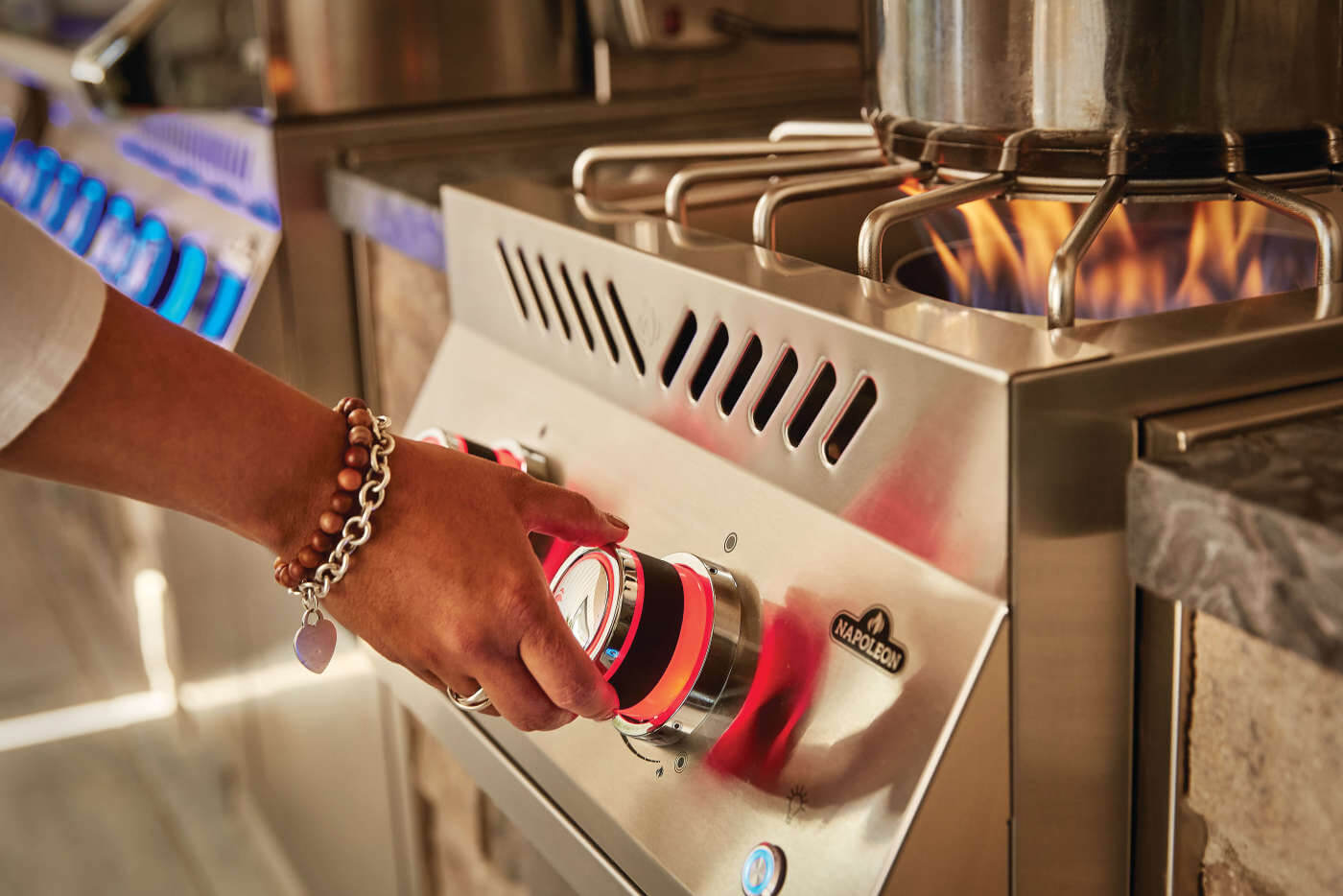 Napoleon Built-in 700 Series Power Burner with Stainless Steel Cover