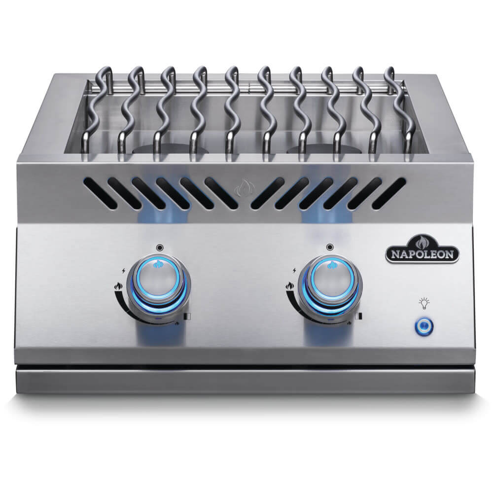 Napoleon Built-in 700 Series Dual Range Top Burner with Stainless Steel Cover
