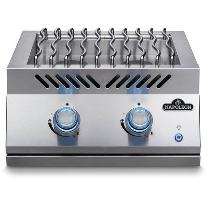 Napoleon Built-in 700 Series Dual Range Top Burner with Stainless Steel Cover