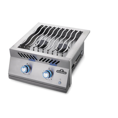 Napoleon Built-in 700 Series Dual Range Top Burner with Stainless Steel Cover