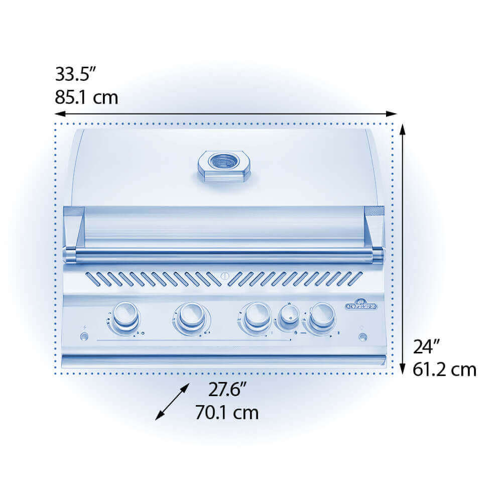 Napoleon Built-In 700 Series 32 with Infrared Rear Burner