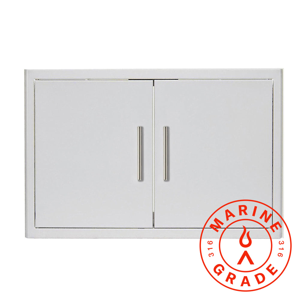 Blaze Marine Grade 32-Inch Double Access Door with Paper Towel Holder