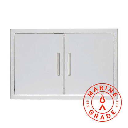 Blaze Marine Grade 32-Inch Double Access Door with Paper Towel Holder