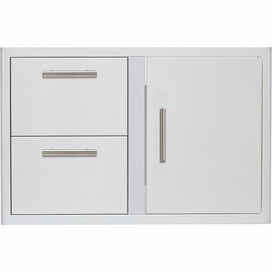 Blaze 32-Inch Access Door & Double Drawer Combo BLZ-DDC-R-LTSC