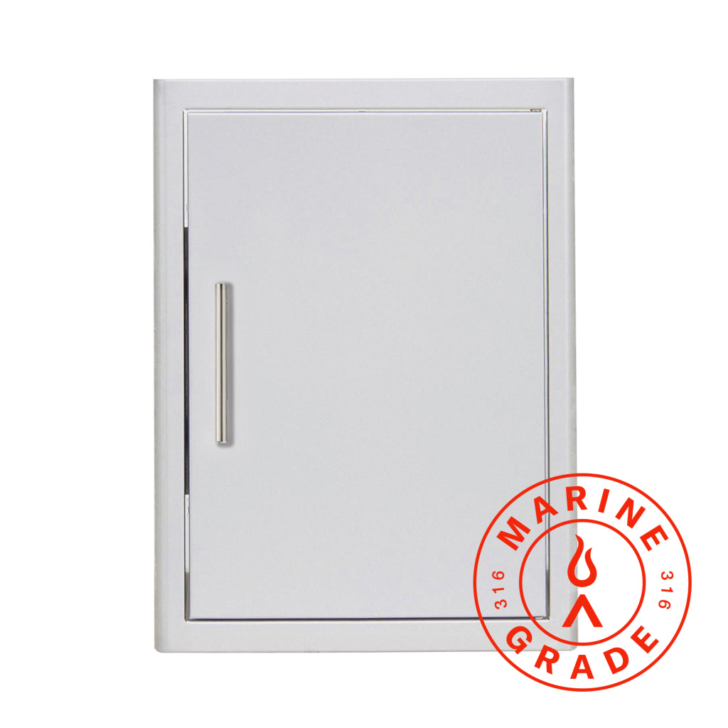 Blaze Marine Grade 21-Inch Single Access Door – Right Hinged (Vertical)