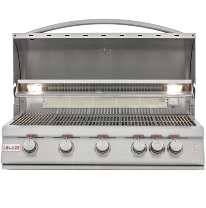 5 Burner Blaze LTE Grill with Lights (40") BLZ-5LTE2