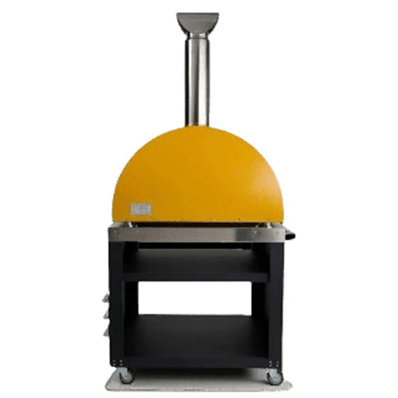 Coyote 40" Duomo Wood Fired Outdoor Pizza Oven Cart with Tool Holder