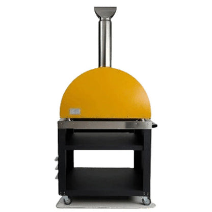 Coyote 40" Duomo Wood Fired Outdoor Pizza Oven Cart with Tool Holder