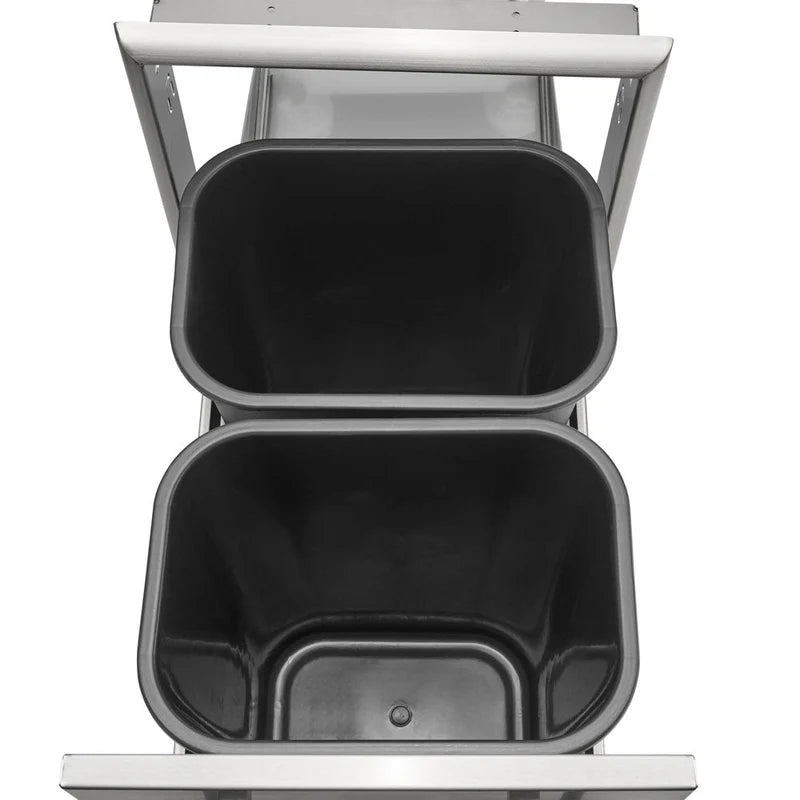 Coyote 18" Front To Back Trash Recycle Combo