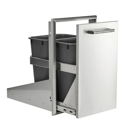 Coyote 18" Front To Back Trash Recycle Combo