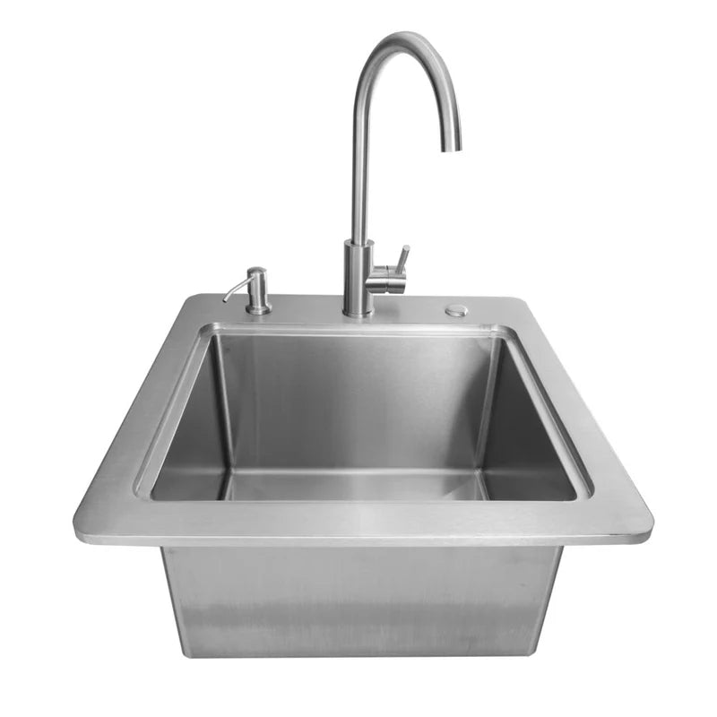 Coyote 21" Sink with Drain, Faucet & Soap Dispenser