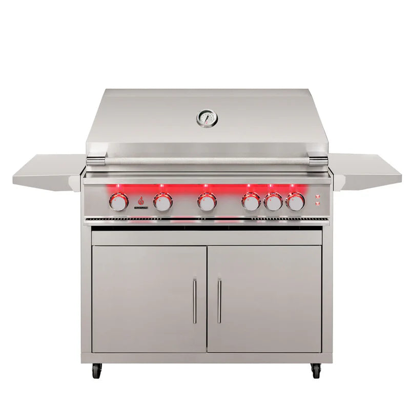 TrueFlame Deluxe Freestanding Grill Cart - CART-TF-DC