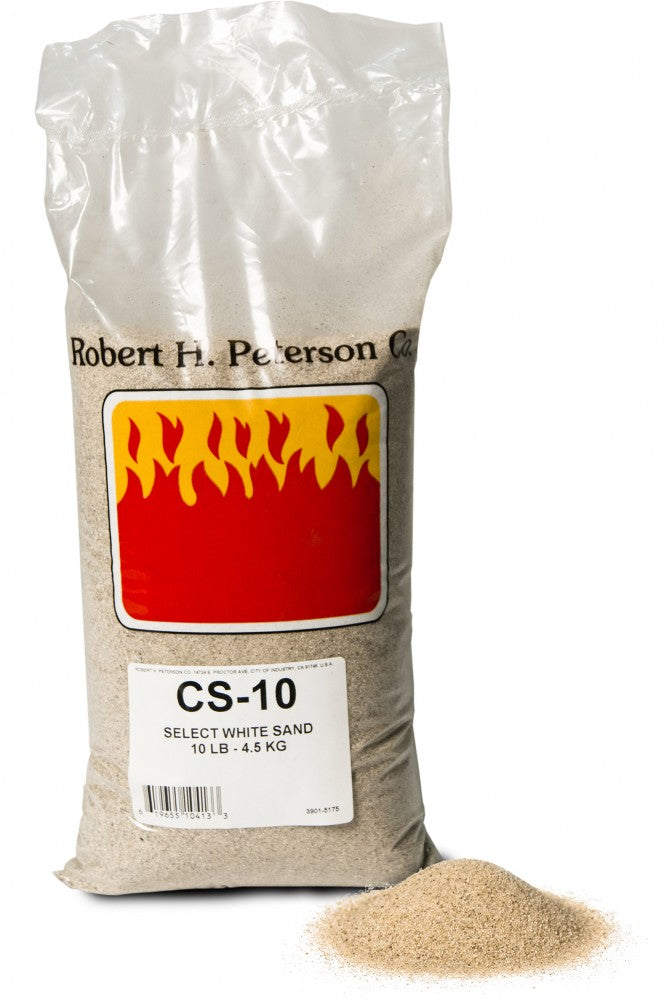 Peterson - WHITE BEACH SAND FOR GAS LOGS, 10LB BAG