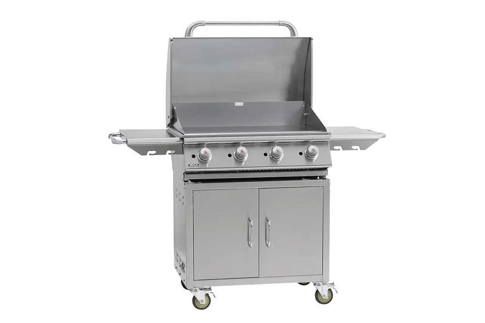 Bull BBQ 30-Inch 4-Burner Freestanding Commercial Style Flat Top Griddle SKU: 73010 (LP) / 73011 (NG)