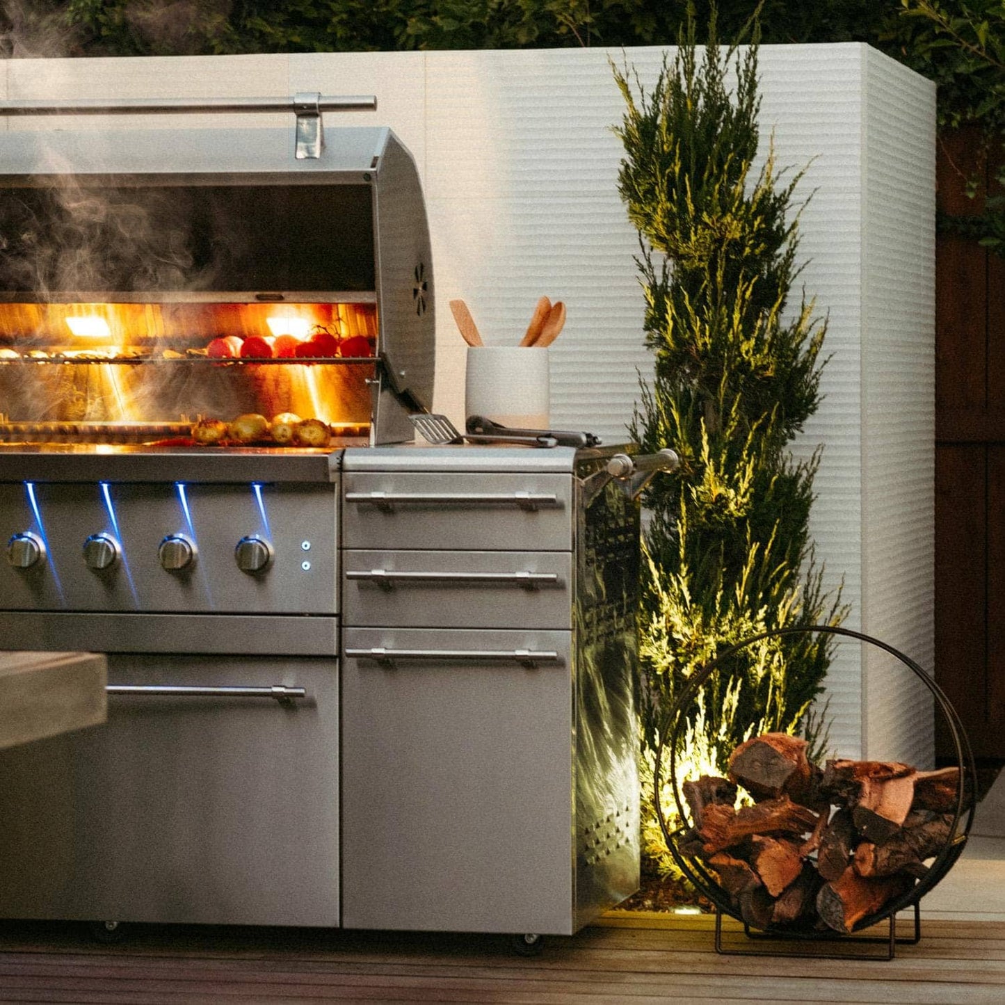 American Made Grills Encore 36-Inch Freestanding Hybrid Grill – ENCFS36