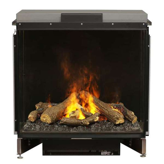 Dimplex - Optimyst e-MatriX 35" Electric Firebox - Front-facing, One-sided - FEF3226L1