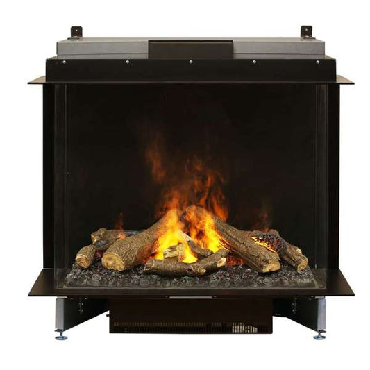 Dimplex - Optimyst e-MatriX 39" Electric Firebox - Three-sided, Bay - FEF3226L3
