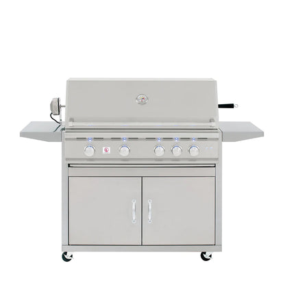 Summerset TRL 38-Inch 4-Burner Freestanding Gas Grill With Rotisserie – TRL38