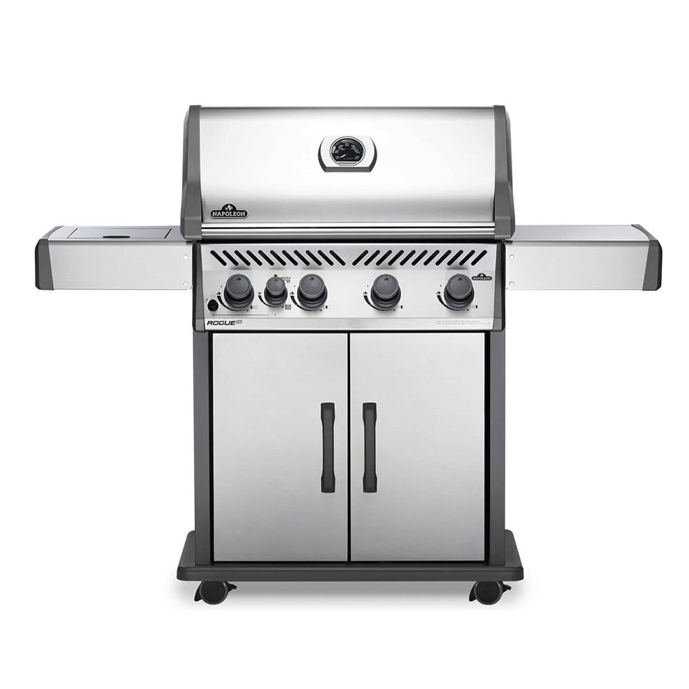 Napoleon Rogue XT 525 SIB Propane Gas Grill with Infrared Side Burner - Stainless Steel - RXT525SIBPSS-1