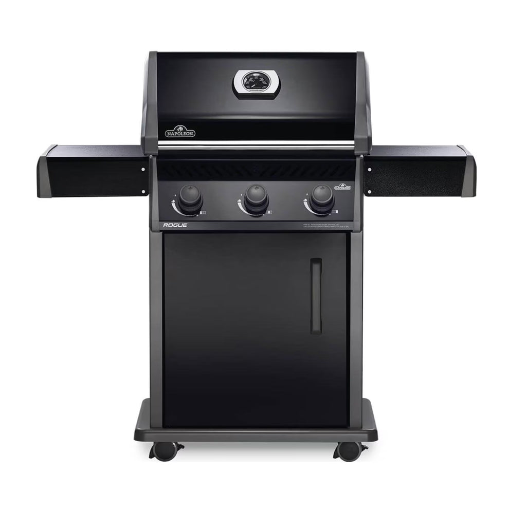 Napoleon Rogue XT 425 SIB Propane Gas Grill with Infrared Side Burner - Black - RXT425SIBPK-1