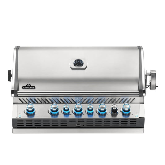 Napoleon Prestige PRO 665 Built-in Grill with Infrared Rear Burner and Rotisserie Kit - BIPRO665RBNSS-3