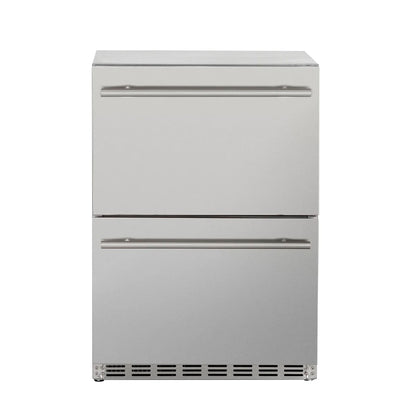 Summerset – 24″ 5.3c Deluxe Outdoor Rated 2-Drawer Refrigerator