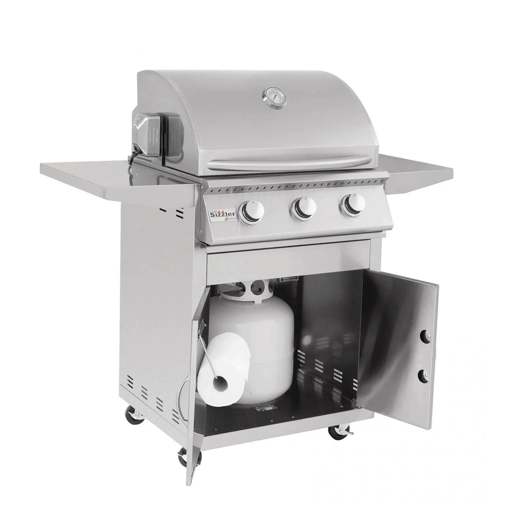 Summerset Sizzler 26-Inch 3-Burner Gas Grill Freestanding – SIZ26