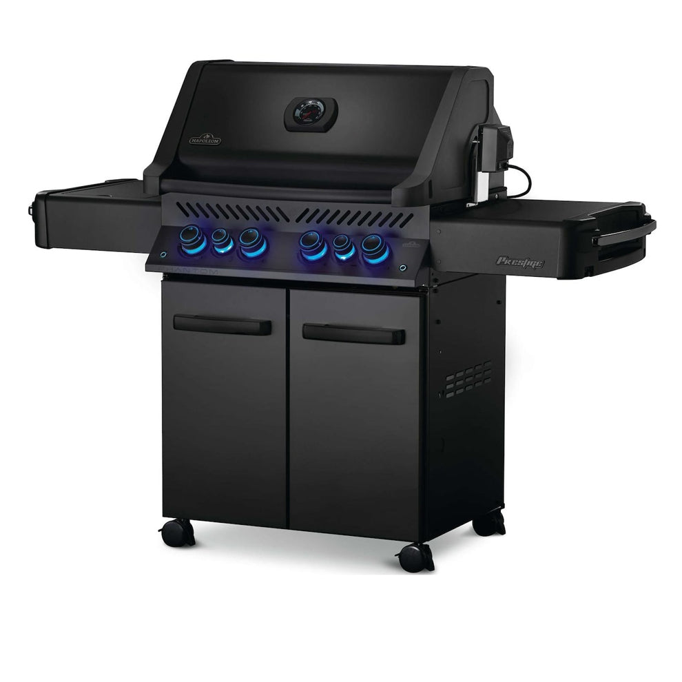 Napoleon Phantom Prestige 500 Grill w/ Infrared Rear Burner, Infrared Side Burner, & Rotisserie Kit - P500RSIBPK-3-PHM