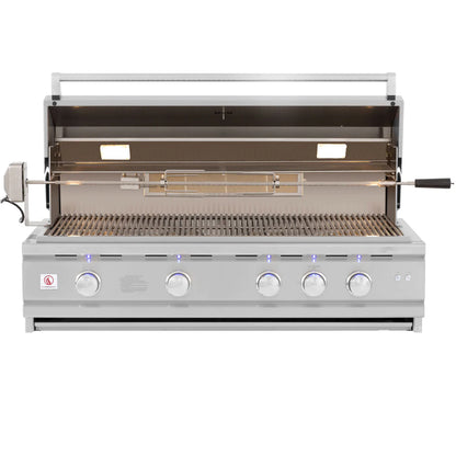 Summerset TRL Deluxe 44-Inch 4-Burner Built-In Gas Grill With Rotisserie – TRLD44